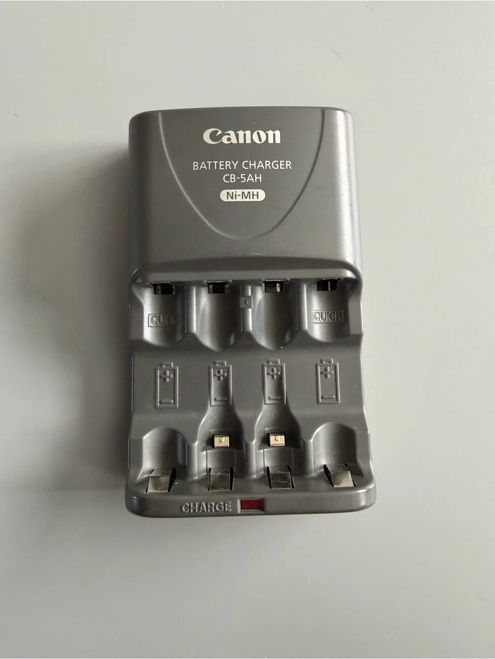 Canon includes charger